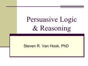Persuasive Logic
