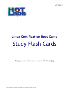 Linux Flash Cards v1.4.1