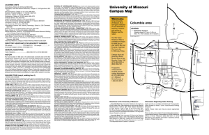 University of Missouri Campus Map