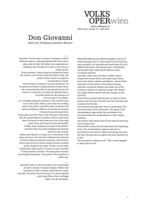 Don Giovanni - Volksoper Wien