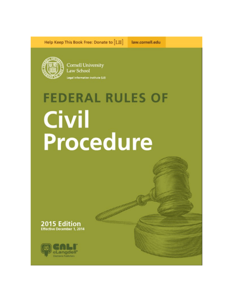 Rule 54 Civil Procedure