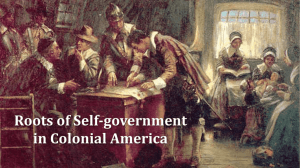 Roots of Self-government in Colonial America
