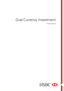 Dual Currency Investment