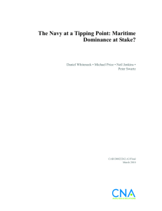 The Navy at a Tipping Point: Maritime Dominance at