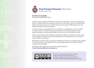 Drug Therapy Protocols: Phenytoin