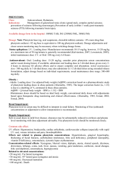 Phenytoin Toxicity Usmle