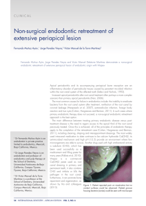 Non-surgical endodontic retreatment of extensive periapical lesion