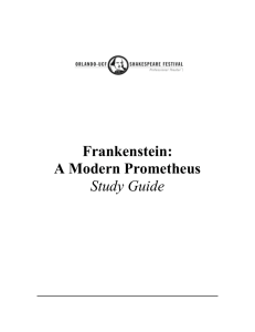 Frankenstein: A Modern Prometheus Study Guide