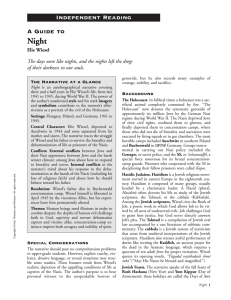 Independent Reading A Guide To Night