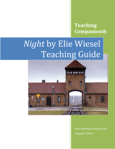 Night by Elie Wiesel Teaching Guide