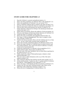 STUDY GUIDE FOR CHAPTERS 1-3