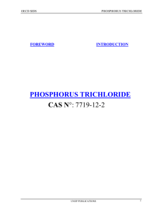 Phosphorous trichloride