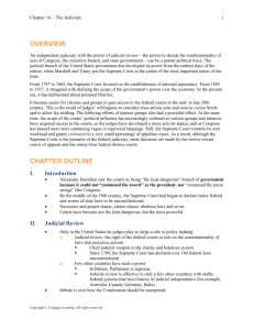 Chapter 16 Outline & Overview