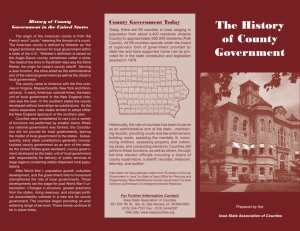 The History of County Government