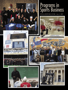 Programs in Sports Business