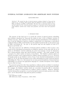 Interval Pattern Avoidance for Arbitrary Root Systems