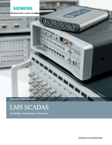 LMS SCADAS Brochure - Siemens PLM Software