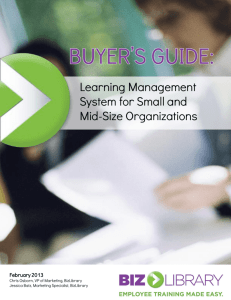Learning Management System for Small and Mid-Sized