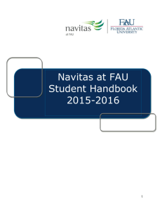 Navitas at FAU Student Handbook 2015-2016