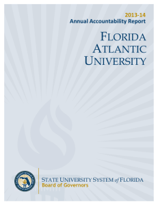 florida atlantic university - State University System of Florida