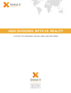 high dividends: myth vs. reality