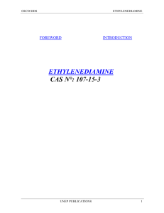 ETHYLENEDIAMINE CAS N°: 107-15-3