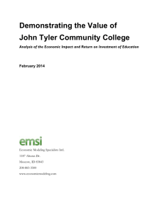 Demonstrating the Value of John Tyler Community College