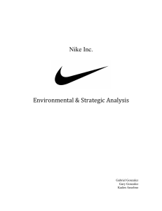 Nike Inc. Environmental & Strategic Analysis