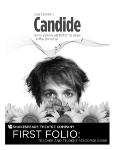 Candide First Folio - Shakespeare Theatre Company