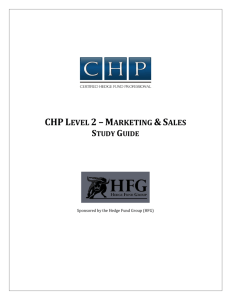 CHP Level 2 Hedge Fund Marketing Study Guide