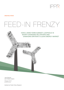 feed-in frenzy