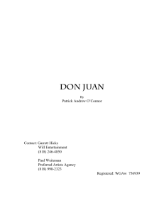 Don Juan - SimplyScripts