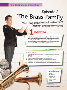 The Brass Family - QuaverMusic.com