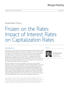Frozen on the Rates: Impact of Interest Rates on Capitalization Rates