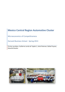 Mexico Automotive Cluster v3 - Institute For Strategy And