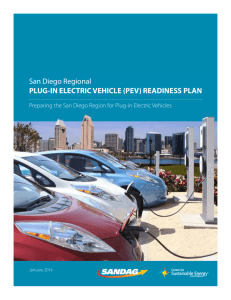 San Diego Regional Plug-In Electric Vehicle (PEV) Readiness Plan