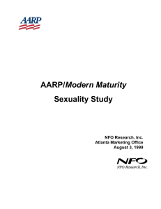 AARP/Modern Maturity Sexuality Study