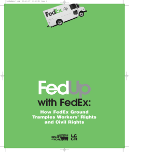 with FedEx - Jobs With Justice