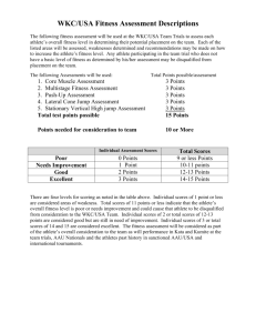 Core Muscle Strength Test