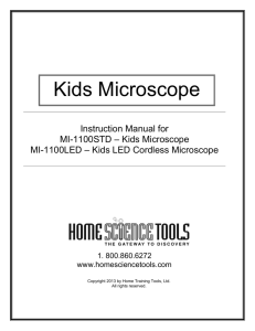 Kids Microscope - Home Science Tools