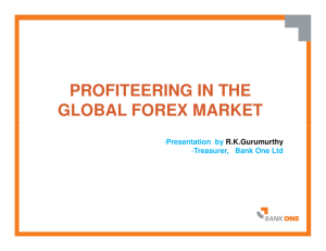 profiteering in the global forex market