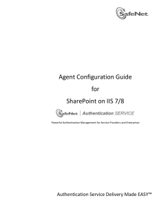 Agent for Sharepoint on IIS7