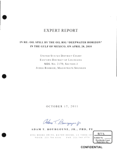 Expert Report - MDL 2179 Trial Docs