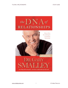 The DNA of Relationships book free study guide