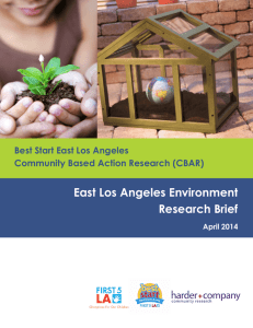 East Los Angeles Environment Research Brief