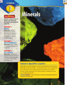 Minerals - Jenkins Independent Schools