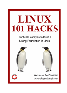 Linux 101 Hacks - The Consortium on Gender, Security and Human