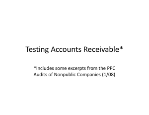 Audit Accounts Receivables