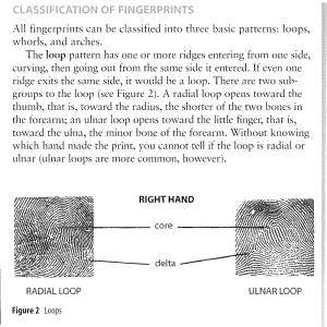 All fingerprints can be classified into three basic