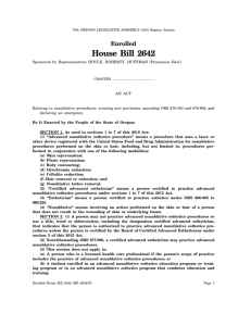 House Bill 2642 - Oregon Legislative Information System